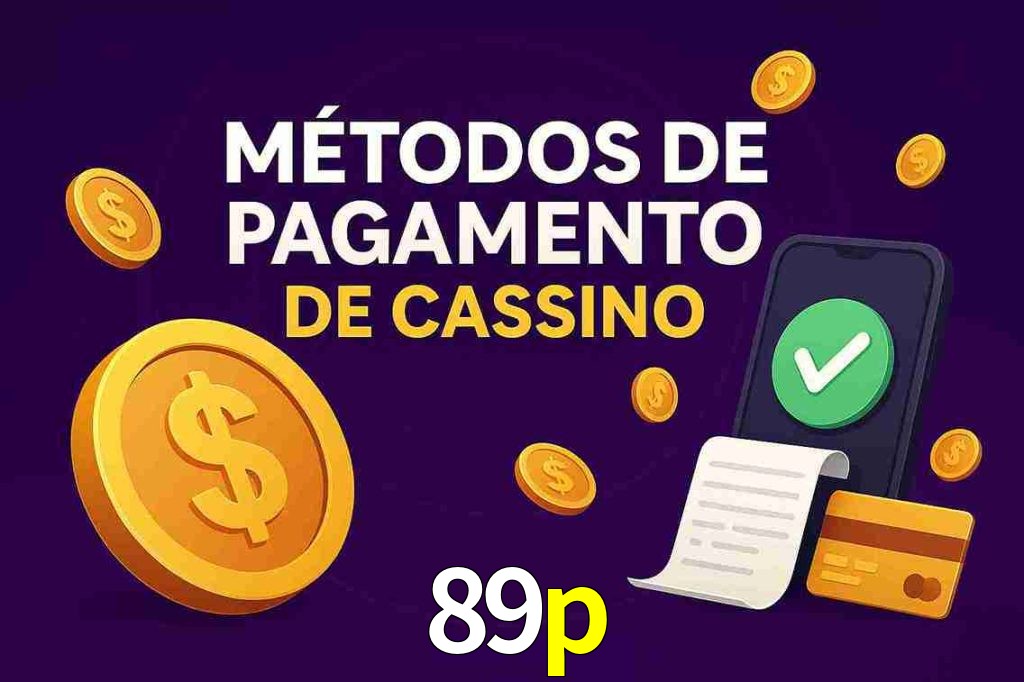 Métodos de Pagamento no 89p